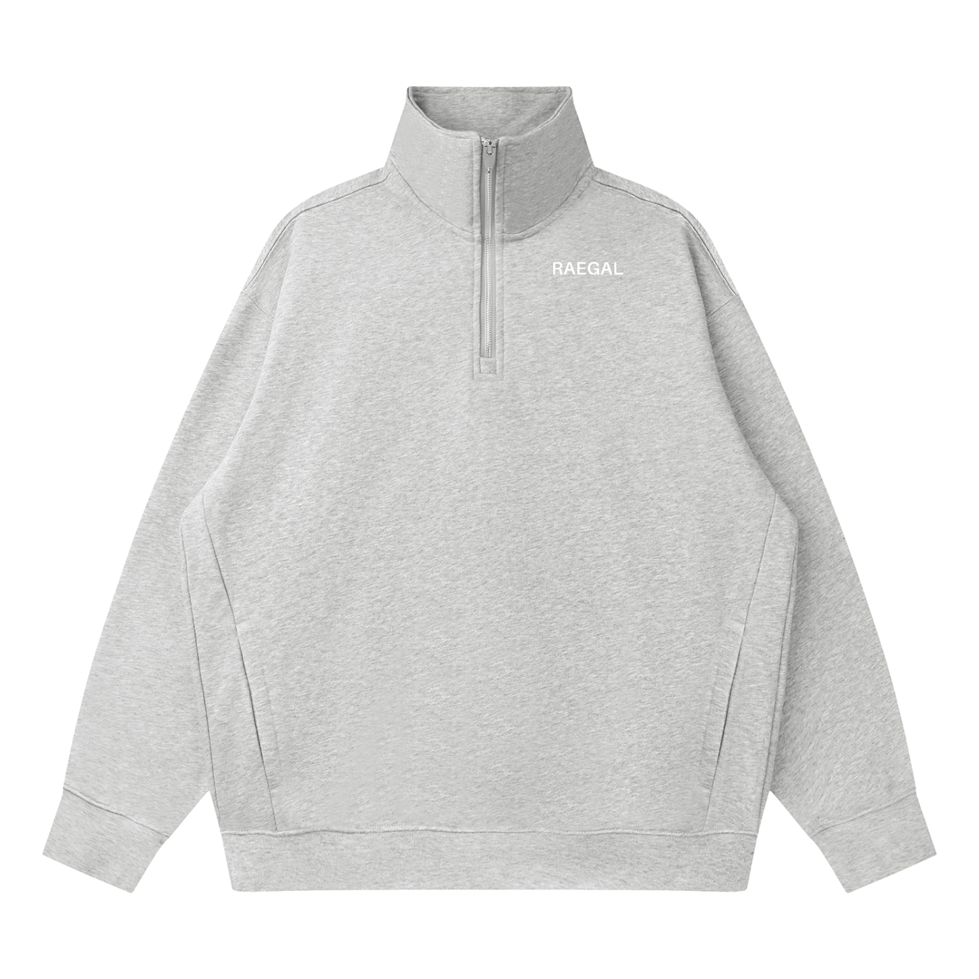 Quaterzip,Athleisureclub,fitness,casualclothing,greysweatshirt